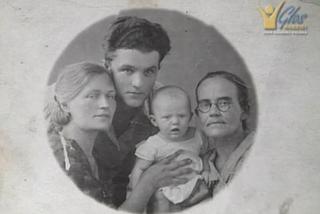 ANNA GERMAN - rodzice. Irma Martens-Berner German, Eugen German, babcia Anna Friezen