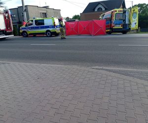 Wypadek na ul. Jastrzębskiej w Wodzisławiu Śląskim