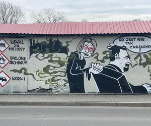 Kraków ma nowy mural z Jackiem Majchrowskim. Zapytaliśmy krakowian, co o nim sądzą!