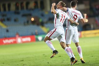 Robert Lewandowski, Kamil Grosicki, Armenia - Polska, reprezentacja Polski