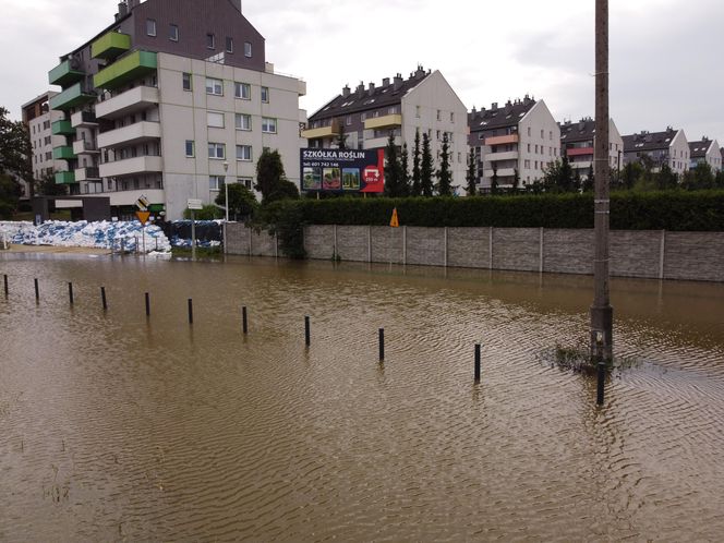 Wrocław - woda przy osiedlu na Stabłowicach 