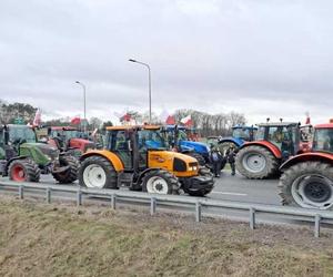 Rolnicy z woj. lubelskiego blokują drogi w regionie. Na protestującymi czuwa policja 