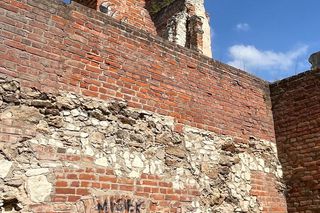 Ruiny zamku w Krupem pod Krasnymstawem