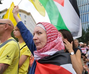 Marsz dla Palestyny przeszedł w niedzielę, 17 sierpnia ulicami Warszawy