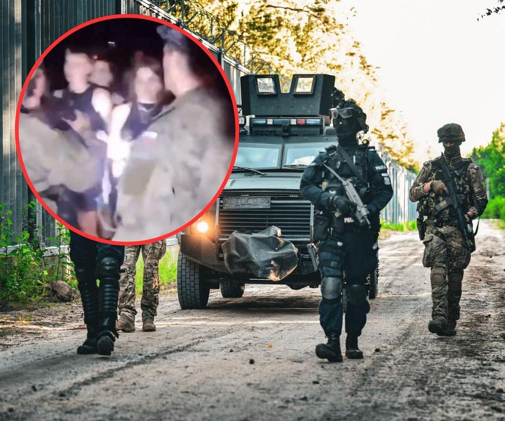 Lesbijskie wesele przy granicy z Białorusią. Obrażali i pluli na żołnierzy, interweniowała policja