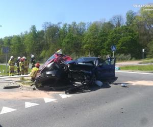 Groźny wypadek na skrzyżowaniu w Częstochowie