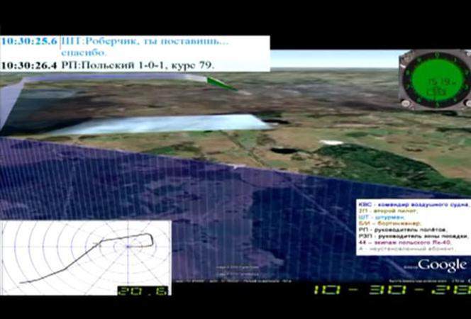 REKONSTRUKCJA LOTU Tu-154M: Rosyjska symulacja ostatnich 20 minut lotu