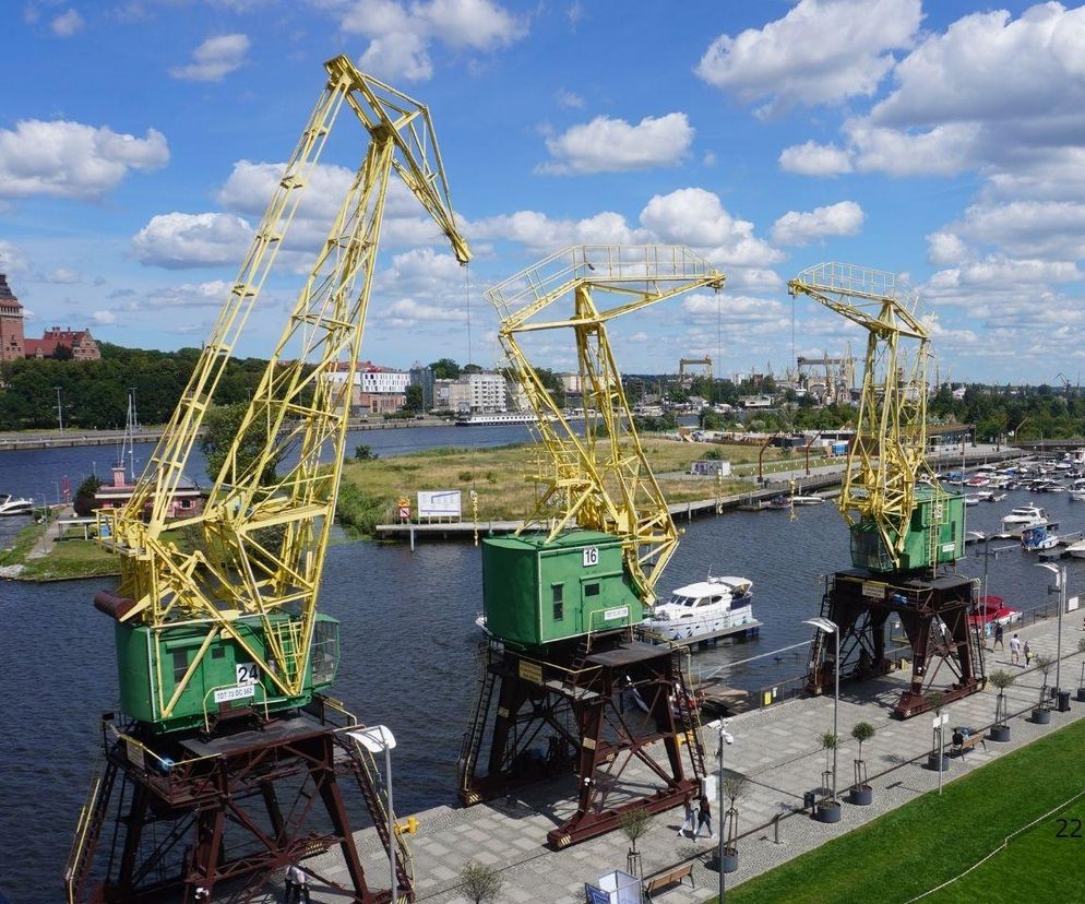 Panorama Szczecina - Łasztownia