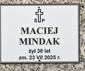 Maciej Mindak pogrzeb