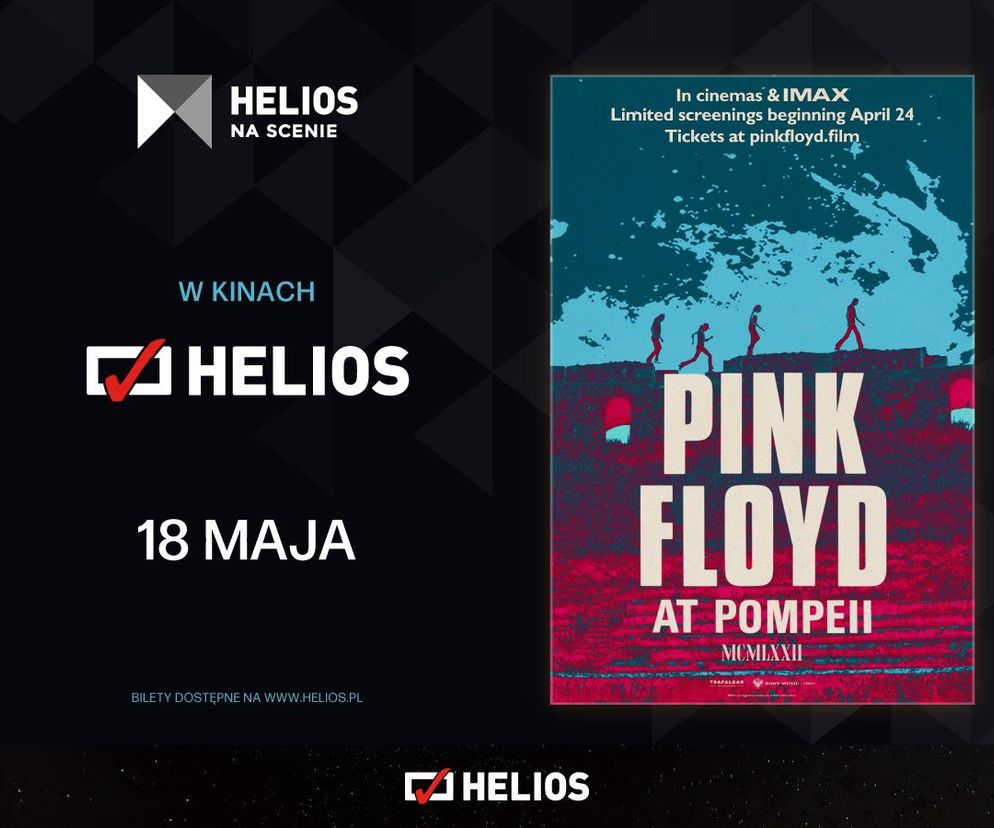 Koncert Pink Floyd at Pompeii z 1972 roku na ekranie siedleckiego Heliosa już 18 maja