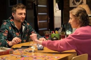 M jak miłość odc. 1816. Natalka (Dominika Suchecka), Bartek (Arkadiusz Smoleński)