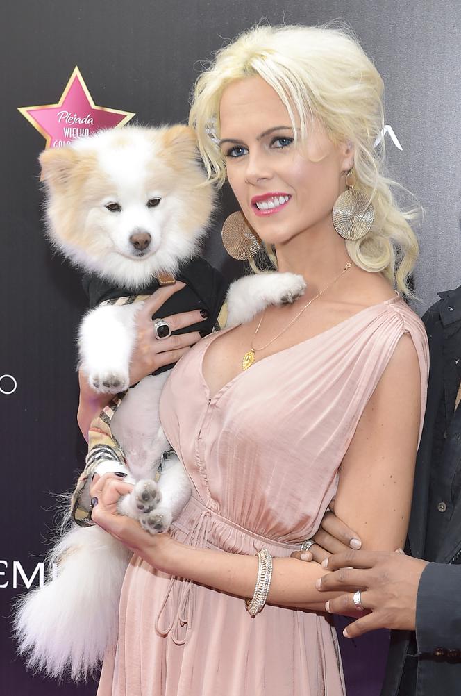Iwona Burnat ze swoim psem