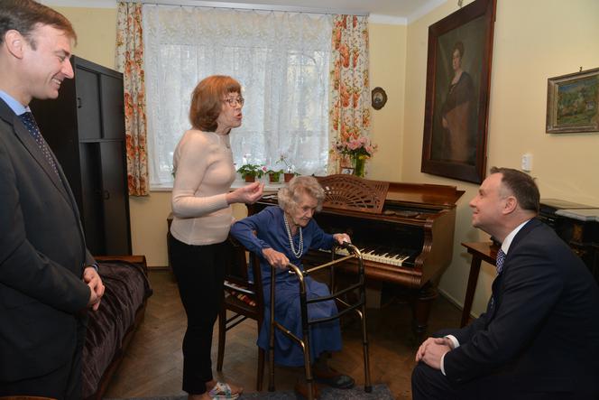 108-latka zagrała dla prezydenta