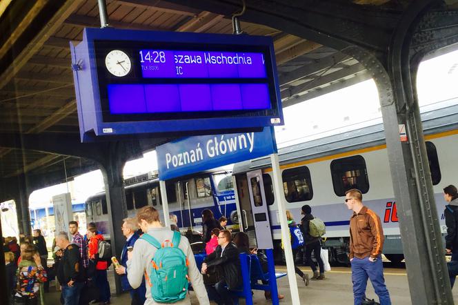 Pociągi z Poznania do Warszawy przez 2 lata będą jeździły objazdami! Podróż potrwa godzinę dłużej!