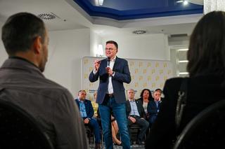 Przewodniczący Polski 2050 Szymon Hołownia