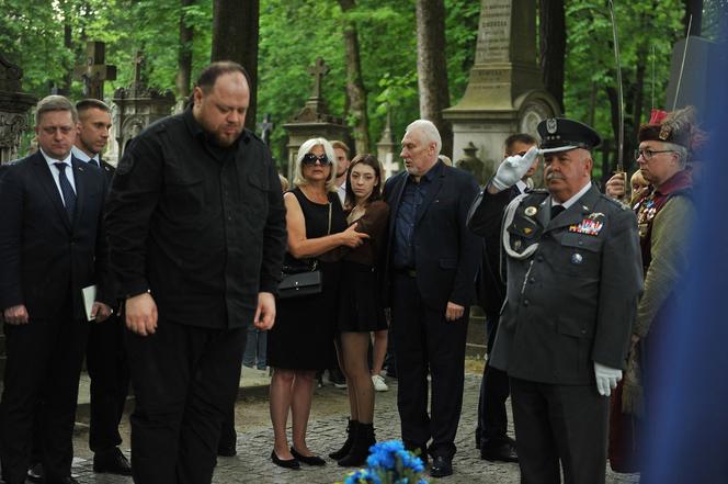 Ukraińcy w hołdzie Danielowi Sztyberowi - poległemu żołnierzowi ochotnikowi z Warszawy