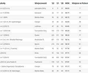 Ranking Perspektywy techników w województwie śląskim 2023 . Najlepsze technika na Śląsku