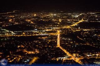 Nocne zdjęcia Lublina z góry!