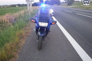 Szalony plan na promilach. Motocyklista spędził noc w izbie wytrzeźwień