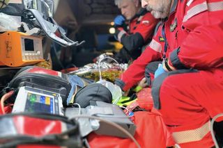 Zasłabł w trakcie jazdy po górach. Rowerzysta miał zawał serca