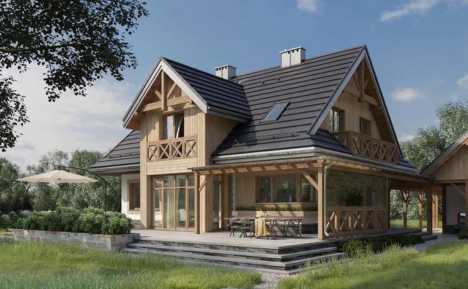 Projekty domów drewnianych
