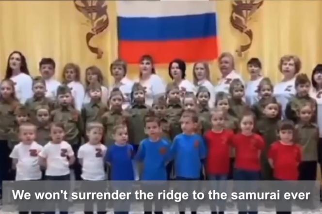 Rosyjskie przedszkolaki śpiewają o Putinie i wojnie! Zwrócimy Alaskę ojczyźnie