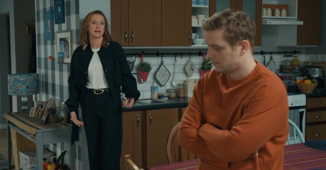 	Barwy szczęścia odc. 3180. Hubert (Marek Molak), Asia Sokalska (Anna Gzyra) 