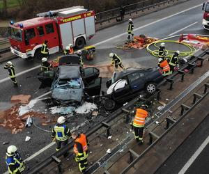 Wypadek na A38 w Niemczech