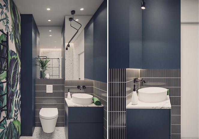 Miejski minimalizm – łazienka w wersji drugiej