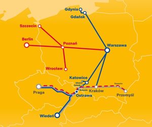 RegioJet rozszerza sieć połączeń do polskich miast