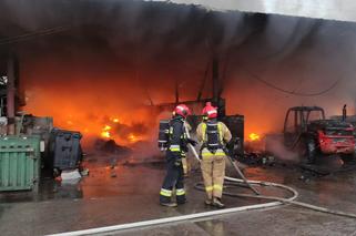 Lublin: Pożar hali magazynowej na ul. Metalurgicznej