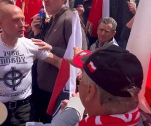 Incydent w Warszawie. Faszyści na marszu! Doszło do szarpaniny
