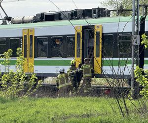 Tragedia w Ząbkach. Nie żyje pieszy. Wtargnął na tory w niedozwolonym miejscu