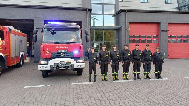 Hołd małopolskich strażaków dla zmarłego kolegi