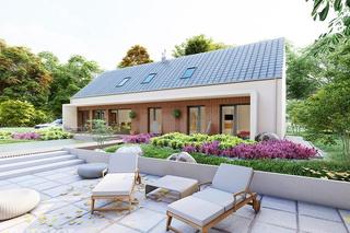 Projekt domu EC383 Nowatorski - wizualizacje, plany, propozycje aranżacji wnętrz