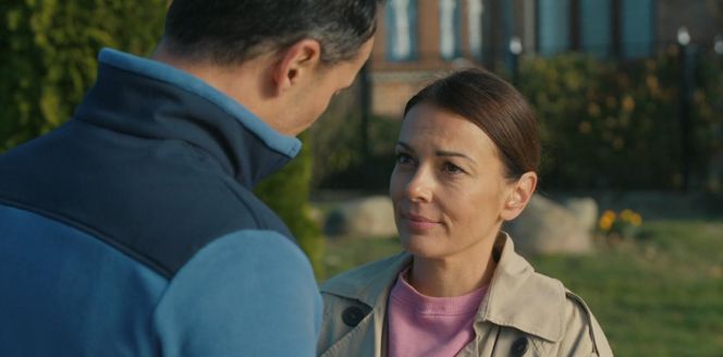 Barwy szczęścia odc. 3142. Kasia (Katarzyna Glinka), Mariusz (Rafał Cieszyński)