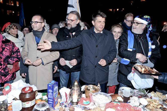 Joanna Scheuring-Wielgus, Ryszard Petru, Mateusz Kijowski, Michal Szczerba.