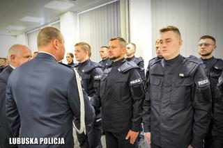 Ślubowanie nowych policjantów w Komendzie Wojewódzkiej Policji w Gorzowie Wlkp.