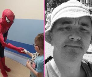 Odwiedzał dziecięce szpitale i dawał nadzieję. Koszalin pożegnał swojego Spidermana 
