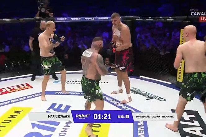 PRIME MMA 14: Relacja na żywo. Wach zlał trzech rywali w szalonej walce! [WYNIKI LIVE]
