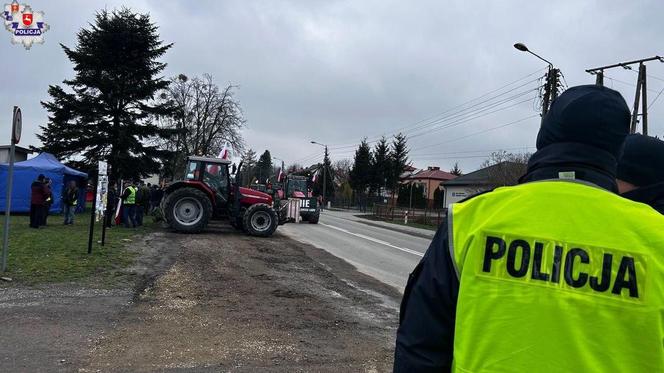 Strajk rolników w woj. lubelskim (20.03.2024)