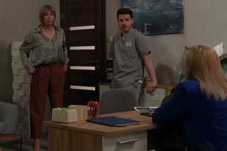 Pierwsza miłość. Marysia (Aneta Zając), Kacper (Damian Kulec), Grażyna (Grażyna Wolszczak)