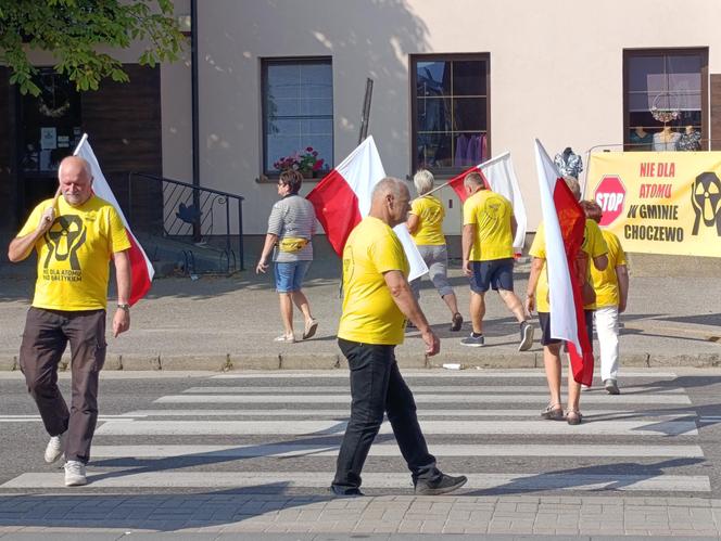 Protest Bałtyckie SOS w Gminie Choczewo 30 sierpnia 2024