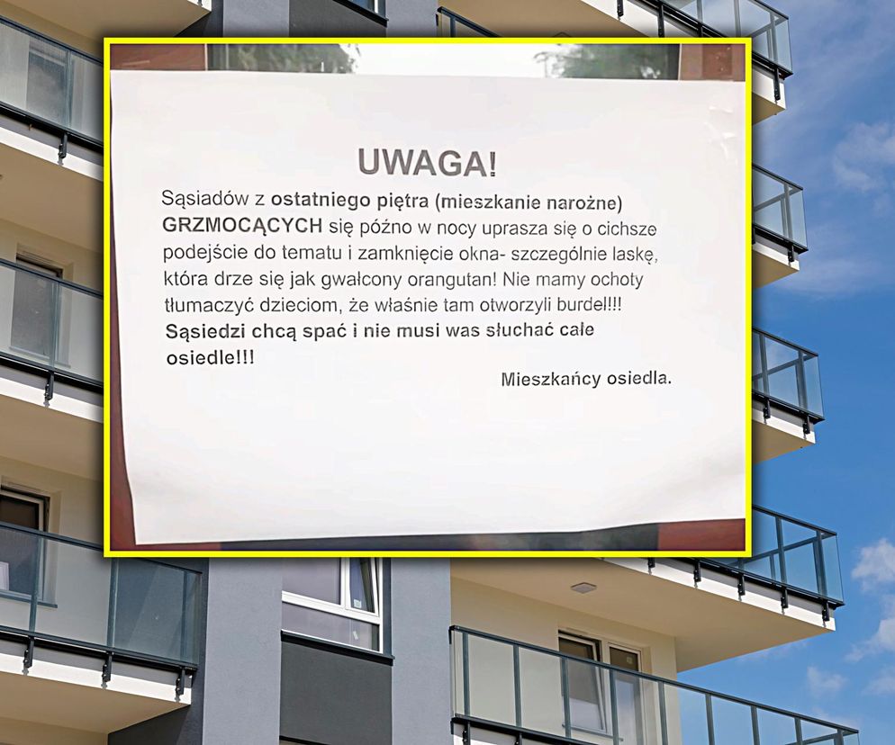 Zakłócają ciszę nocną jękami. Co się dzieje w bloku na warszawskich Stegnach?