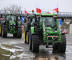 Protest rolników w Medyce