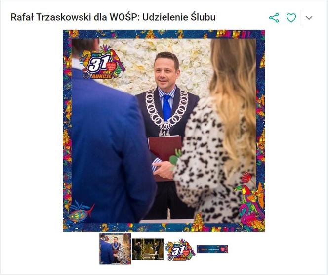 Ślub udzielony przez Rafała Trzaskowskiego