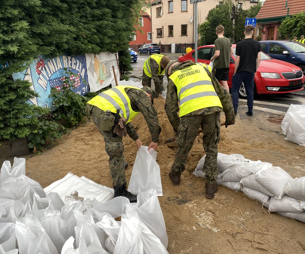 Terytorialsi powódź Szczecin