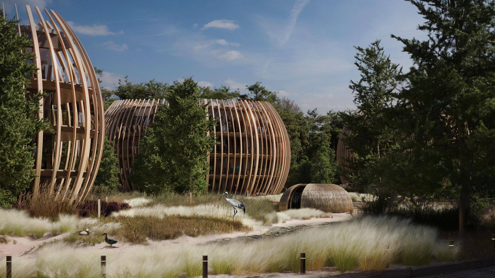 Kompleks dziewięciu apartamentowo-hotelowych pawilonów na Wyspie Sobieszewskiej