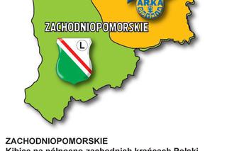 Mapka Zachodiopomorskie