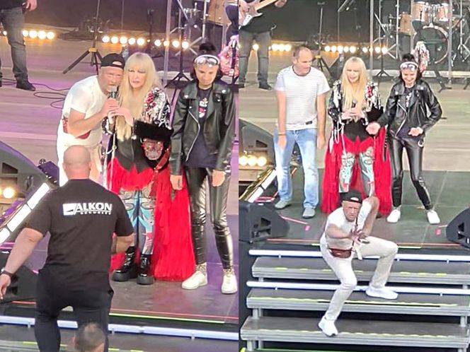 Facet wtargnął na scenę podczas koncertu Maryli Rodowicz. Ochroniarz nie zdążył